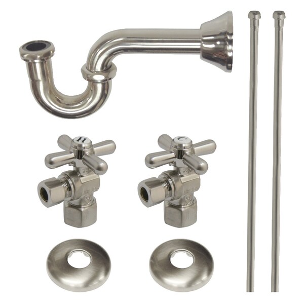 KPK108P Plumbing Supply Kits Combo, 1/2" IPS Inlet, 3/8" Comp Oulet